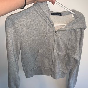 Brandy Melville cropped zip ups
